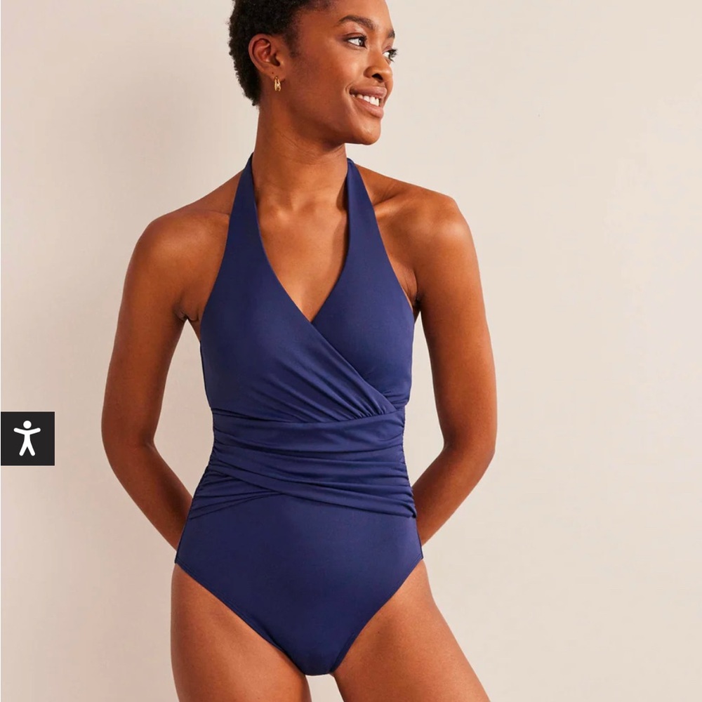 Boden Levanzo Halter Swimsuit NWT